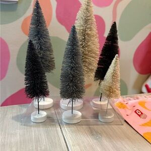 Target Black, Gray, and Cream Holiday Trees